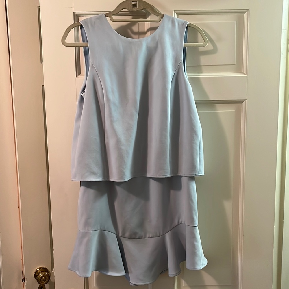 BCBGMAXAZRIA blue dress size 4
